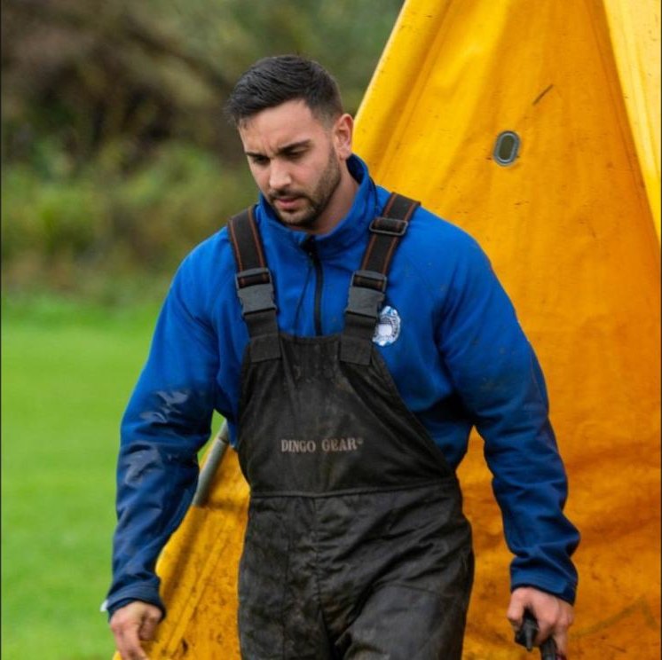 Retrato de Igarki Tejerina en campo de entrenamiento