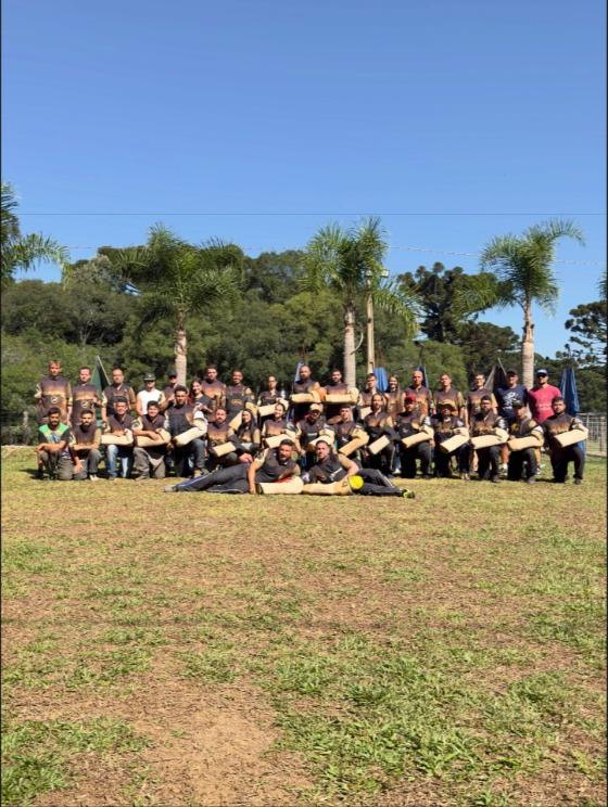 Foto de grupo de los participantes de la Camper Week Brasil